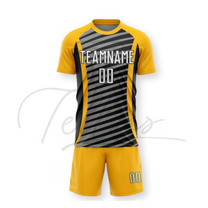 Uniforme de Fútbol de Último Diseño, Nuevo Estilo, Calidad Premium, Color Sólido, en Venta - Product Image 1