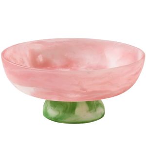 Bol en résine époxy de haute qualité, fait main, poli, design contemporain, sans danger pour les aliments, pour le camping, le service de salades, de fruits et les repas - Product Image 5