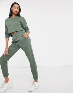 He She Wears Pantalon de jogging pour femme, couleur unie, en polyester/nylon, épaisseur polaire 2 en 1, avec cordon de serrage, longueur intégrale, taille élastique, poches latérales - Product Image 6