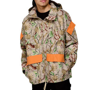 Chaqueta Cortavientos con Capucha de Camuflaje Personalizada Unisex, Diseño Nuevo, Impermeable, Ropa Táctica para Exteriores, OEM ODM, Chaquetas para Hombre, EE. UU. - Product Image 6