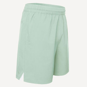 Shorts en tricot pour homme, couleur unie, taille mi-haute, taille élastique, coupe régulière, style décontracté, vert menthe - Product Image 6
