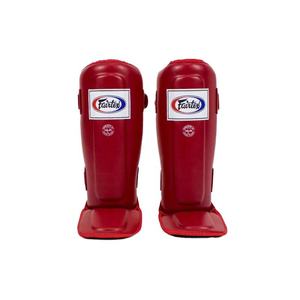 สนับแข้งมวยไทยสีน้ำเงิน หนัง PU ป้องกันขา สำหรับชกมวย MMA คิกบ็อกซิ่ง ฝึกซ้อม - Product Image 4