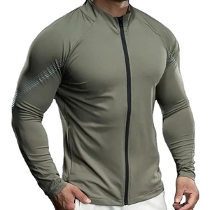 Nouvelle veste de course légère pour homme 2025 |   Vêtements de sport à séchage rapide |   Vêtements de sport en polyester et élasthanne respirant OEM - Product Image 2