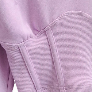 Hoodie court personnalisé pour femme, idéal pour l'été – Choix des clientes – Sweat à capuche pull-over pour femme - Product Image 6
