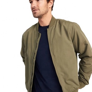 Vestes bomber d'hiver pour hommes sur mesure en gros, à capuche, décontractées, unies, coupe-vent, pour la course à pied - Product Image 6