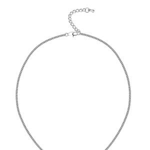 Silver 1908 Crystal Bar Pendant <b>Necklace</b> with Pink Rhinestone Number Design Fine Chain Elegant Women Fashion Jewelry <b>Statement</b> - Product Image 3