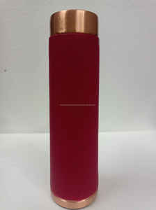 ขวดน้ำทองแดงบริสุทธิ์สำหรับไปยิมขวดน้ำดื่มสำหรับการเดินทางและเล่นกีฬาพิมพ์ลายอินเดียผลิตในอินเดียจาก100% - Product Image 6