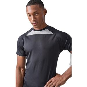 Camisetas de Gimnasio Personalizadas OEM para Hombre, Cuello Redondo, Corte Ajustado, 100% Poliéster, Manga Corta, Lisas, Largas, para Entrenamiento - Product Image 6