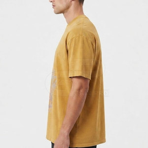 เสื้อยืดพิมพ์ลายสะท้อนแสงขนาดใหญ่สำหรับผู้ชายเสื้อยืดผ้าฝ้ายทรงหลวมสบายสไตล์สตรีทสบาย ๆ เสื้อผ้าแฟชั่นฤดูร้อนที่สวมใส่สบาย - Product Image 5