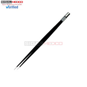 Pinzas Bipolares Quirúrgicas Rectas de 16 cm con Punta de 1 mm, Reutilizables, de Acero Inoxidable, Instrumento Manual con Certificación CE Clase I SIGAL MEDCO - Product Image 4