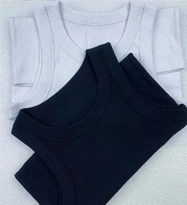 Casual Plus Size Sleeveless Cotton Cami Tank <b>Top</b> Fitness Summer Ribbed Crop Print Embroidery Lace Women's Quick Dry - Product Image 6