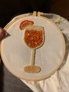 Handmade Cotton Beaded Embroidery Charm Luxury Glass Juice <b>Top</b> Multicolored Eco-Friendly Wall Decor India New Design Stylish - Product Image 4