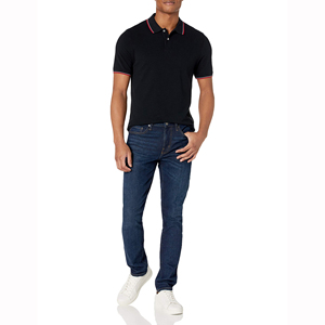 Men's Polo <b>T</b> <b>Shirt</b> Lightweight Quick Dry Moisture Wicking Performance <b>Collared</b> <b>Shirt</b> for Sports Golf Tennis Training and Casual - Product Image 1
