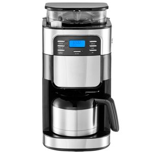 Macchina da Caffè 8 Tazze con Macinacaffè, 3 Livelli di Fortezza, Timer 24 Ore, Corpo in Vetro - per Hotel - Product Image 1