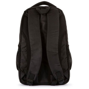 Minimalist <b>Black</b> Nylon <b>Backpack</b> 18 In Soft Shell Rectangular Zipper Closure Lightweight Daily Use Unisex Travel <b>Backpack</b> - Product Image 2