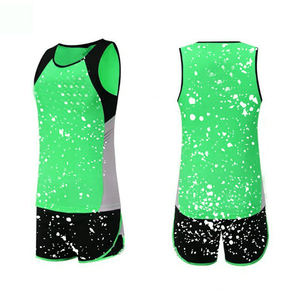 ชุดกีฬาใหม่มาแรง ผ้าโพลีเอสเตอร์/คอตตอน ระบายอากาศได้ดี น้ำหนักเบา ลายพิมพ์สำหรับฤดูร้อน ชุดยูนิฟอร์มกรีฑา ราคาสุดคุ้ม - Product Image 2