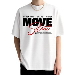 T-shirt Homme 100% Coton Col Mock Rib Coupe Oversize Épaules Tombantes Grande Taille Respirant Streetwear Tissu Lourd - Product Image 5