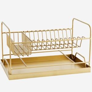 Escurridor de Platos Metálico de Dos Niveles de Primera Calidad, Multifuncional, Duradero y Moderno para Almacenamiento en la Cocina - Product Image 4
