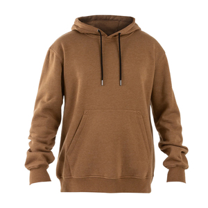 Wholesale Lightweight Cotton Winter <b>Hoodie</b> Men Custom Embroidery Logo Rhinestone 450 GSM Blank Fleece No <b>String</b> Oversized - Product Image 6