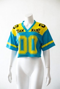 Maillot de football américain en mesh léger et respirant de haute qualité unisexe pour femmes, vente chaude, service OEM disponible - Product Image 4