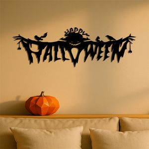 Decorazione Murale Gotica in Metallo per Halloween - Elementi Gotici Spettrali per Interni di Hotel e Feste a Tema Horror - Product Image 1