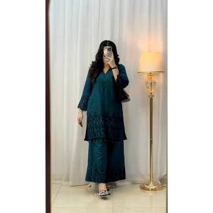 ชุดออกแบบด้านบนด้านล่างและ dupatta พร้อมชุดปักลำดับไซส์ XL - Product Image 6