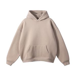 เสื้อสเวตเตอร์ผ้าฝ้ายมีฮู้ดโอเวอร์ไซส์ของผู้หญิงเสื้อสเวตเตอร์มีฮู้ดใหม่สตรีทแวร์ปรับแต่งโลโก้สโลแกนดีไซน์ระบายอากาศ - Product Image 1