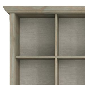 Contenitori portaoggetti Acadian Distressed Grey a 12 scomparti: soluzione durevole ed elegante per l'organizzazione - Product Image 3