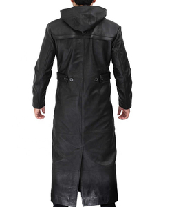 Abrigo de Cuero para Hombre, Chaqueta Larga de Cuero PU de Primera Calidad, Prenda Exterior Elegante para Invierno, Ajuste Cómodo, Ropa de Moda Casual para Hombre - Product Image 3