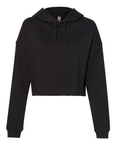 Sudadera Corta con Capucha para Mujer AFX64CRP de Independent Trading Co. con Puños Acanalados, Ropa al por Mayor sin Estampado - Product Image 2