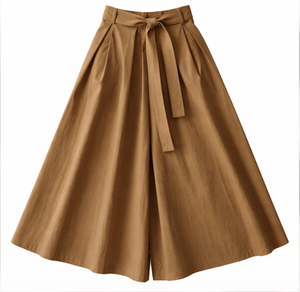 Jupe-pantalon large taille haute, fabricant de vêtements vietnamien, OEM ODM, vêtements pour femme, vêtements personnalisés, vente en gros de vêtements - Product Image 3