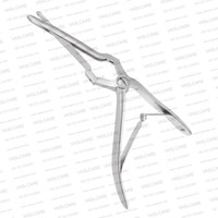 Pinces Jansen Middleton 19,5 cm, embout de 4 mm x 18 mm et grandes mèches fenêtrées pour polypes nasaux et turbinate, instruments ORL et rhinologie