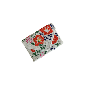 Indian Handmade Beaded Embroidered Bohemian Messenger <b>Purse</b> for Women Large Capacity Eco-Friendly Fashionable Evening Party - Product Image 1
