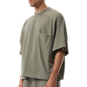 Nueva Camiseta Casual de Estilo Desgastado con Estampado de Letras Grandes, Corte Holgado, 100% Algodón, 200g, Jersey de Algodón para Hombre - Product Image 2