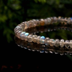 Flashy Natural <b>Labradorite</b> <b>Bracelet</b> Handmade Healing Crystal Stretch <b>Bracelet</b> <b>Labradorite</b> Gemstone Jewelry Making Wholesale Bulk - Product Image 4
