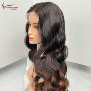 Hot Sale Hair Extensions Transparent Lace Closure Body Wave <b>Wig</b> 100% Raw Vietnamese Hair No <b>Synthetic</b> Wholesale Price - Product Image 4