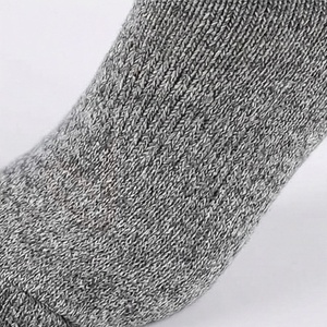 Men's Crew <b>Socks</b> Solid Color Knitted <b>Thick</b> Cotton <b>Winter</b> Daily Wear Regular Style - Product Image 5