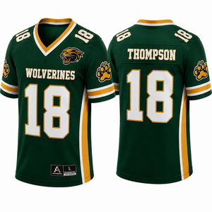 Jersey de Fútbol Americano Personalizado para Equipos, Colores Privados, Flexible, Ventilado, Malla Profesional Cosida, Reversible, para Exteriores, Exportación, Moderno - Product Image 5