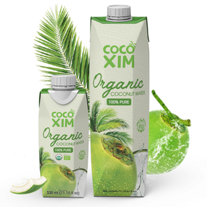 Agua de Coco Orgánica Pura Cocoxim 330ml, Bebida Natural de Coco, Precio Competitivo, Venta al Por Mayor, Exportación - Product Image 3