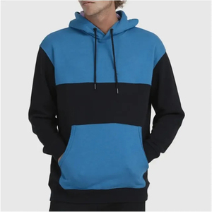 Sudadera con capucha de forro polar para hombre, con capucha ajustable, bolsillo frontal, tela suave, cómoda para uso diario en invierno. - Product Image 1