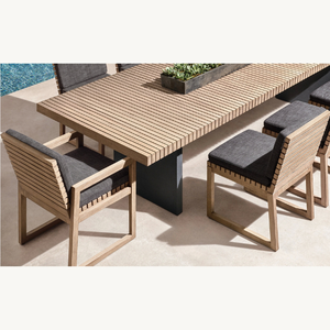 Hot <b>sale</b> single chair made of <b>teak</b> <b>wood</b> <b>for</b> outdoor use equipped with soft and durable foam that is anti-rot - Product Image 4