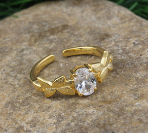 Anillo Delgado Apilable de Plata de Ley 925 Chapado en Oro con Turquesa para Mujer, Anillo Clásico de Boda, Joyería Elegante para Regalo - Product Image 4