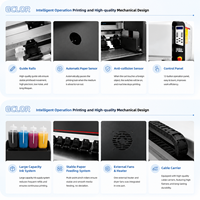 Impresora de Sublimación GCLOR Deluxejet1840 de 1.8m con 4 Cabezales I3200, Tinta Eco Solvente, para Impresión Automática en Lienzo, Vinilo y Pantallas Táctiles
