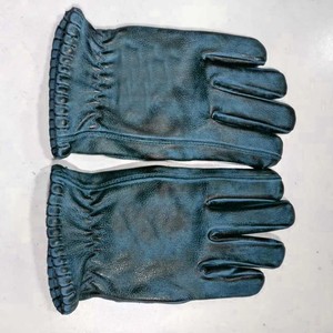 Gants de travail d'hiver robustes en cuir ciré pour mécaniciens, avec sangle de poignet réglable, paume renforcée, haute résistance, sécurité, imperméables, sans silicone - Product Image 3