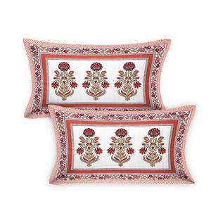 Sábanas Dobles de Algodón Puro Indio con Estampado Floral y Fundas de Almohada a Juego, Venta al Por Mayor - Product Image 3