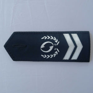 Epaulettes de hombro lisas, doradas, con orificio para botón y cordones, para uniforme - Product Image 4
