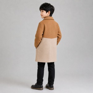 Kids Woolen Coat Winter Collection Stylish Soft Comfortable Premium Quality Custom Size Fashion Outerwear Custom Brand Custom - Product Image 4