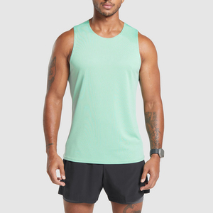 High Quality Low Price <b>Men</b> Sleeveless Gym <b>Singlet</b> Quick Dry <b>Men</b> Clothing Summer O Neck Tank Top - Product Image 1