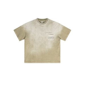 T-shirts graphiques surdimensionnés délavés style vintage à manches courtes pour hommes – Vente en gros, prix abordable, personnalisation OEM - Product Image 3