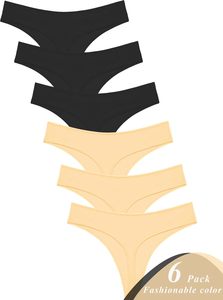 ขายตรงจากโรงงาน กางเกงในผู้หญิงแบบ Thong ดีไซน์หรูหรา สวมใส่สบาย ผลิตจากผ้า Spandex/คอตตอน น้ำหนักเบา ระบายอากาศได้ดี แห้งเร็ว - Product Image 6